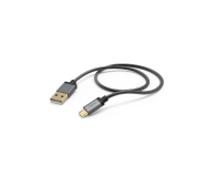 Hama KABEL USB-microUSB 0.75M HAMA ELITE czarny # - 1438386 - zdjęcie 3
